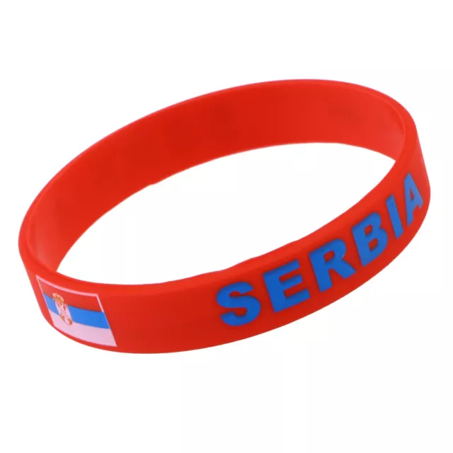 Country Flag Wristband Sports Rubber Bracelets Country Wrist Bands