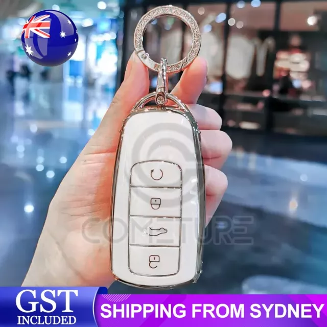 TPU Car Remote Key Fob Case Cover For Chery Omoda 5 White