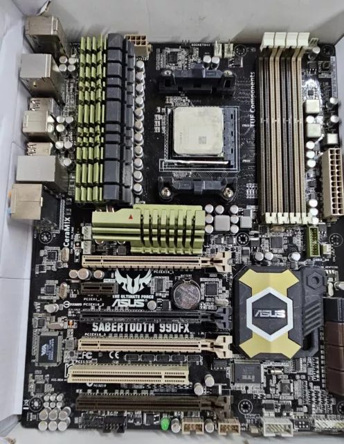 ASUS TUF SABERTOOTH 990FX Motherboard Socket Untested