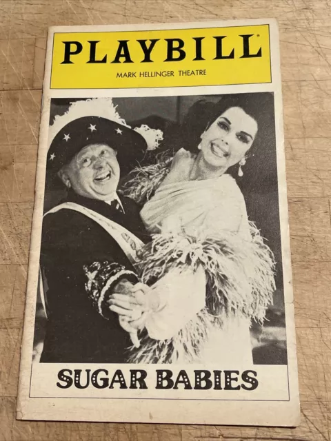 SUGAR BABIES Vintage 1980 Broadway Musical Playbill! ANN MILLER, Mickey Rooney+!