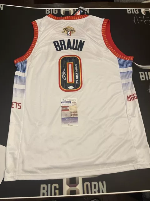 Christian Braun Signed Custom Denver Nuggets Jersey