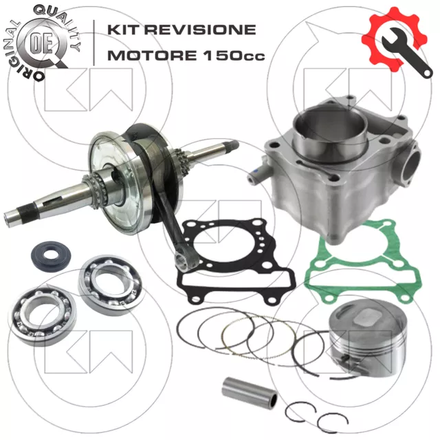 KIT REVISIONE MOTORE TIPO ORIGINALE 150cc D. 58 HONDA SH 150 ie 2005-2008