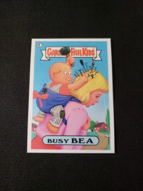 Carte les Crados - Garbage Pail Kids Bonus Stickers Rare Busy Bea