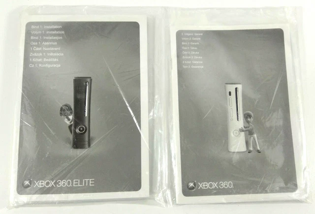 Console Microsoft Xbox 360 Elite Manual Instruction Installation Non VF Non Vo