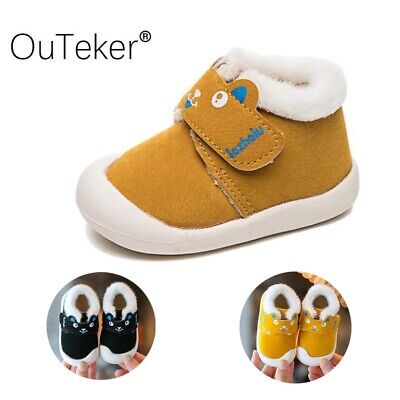 Infant Baby Girls Boys Toddlers Anti-slip Trainers Rubber Sole Crib Shoes Boots