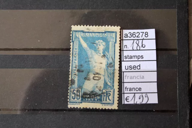 Stamps Francobolli Francia France Used N. 186 (A36278)