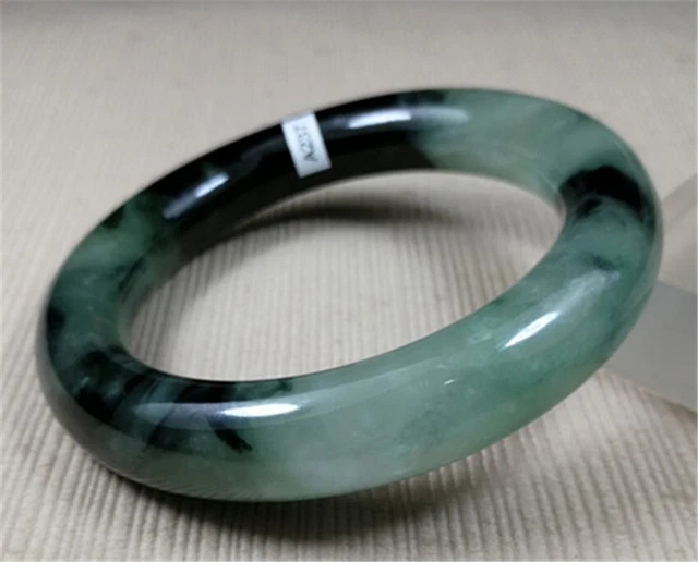 59MM Natural Green Jadeite Jade Bracelet Bangle Jadeite Jade Bracelet