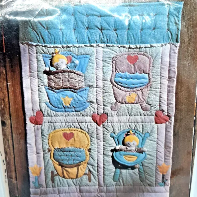 GINGHAM GOOSE BABY QUILT QUILTING FABRIC SEWING PATTERN dimples doll house 45x60