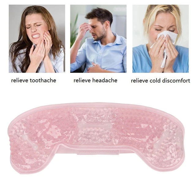 Fascia Ice Pack Emicrania Ice Pack con gel perline riduzione del dolore caldo o freddo NDE