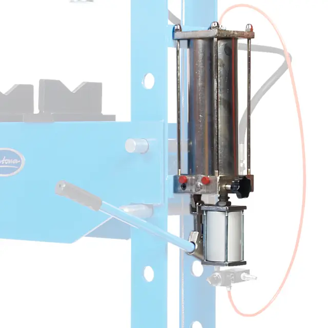 Hydropneumatische Pumpe für die 50t Werkstattpresse