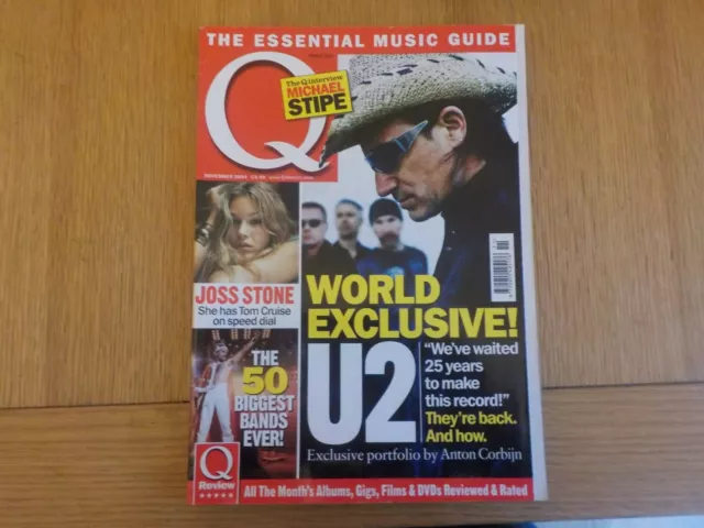 Q Magazine Issue 220 November 2004 U2, R.e.m., The Hives, The Clash, Joss Stone