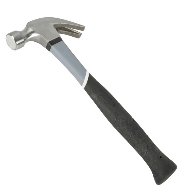 Pro 568ml Marteau Avec Fibre Aucun Slip Poignée & Forgé Carbone Tête
