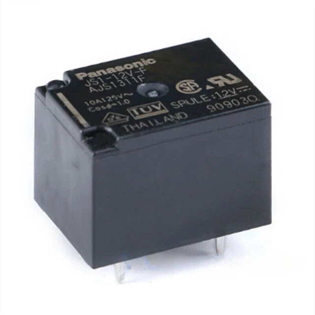 Panasonic JS1-12V-F AJS1311F JS1-12V AJS1311 10A 12VDC POWER RELAY