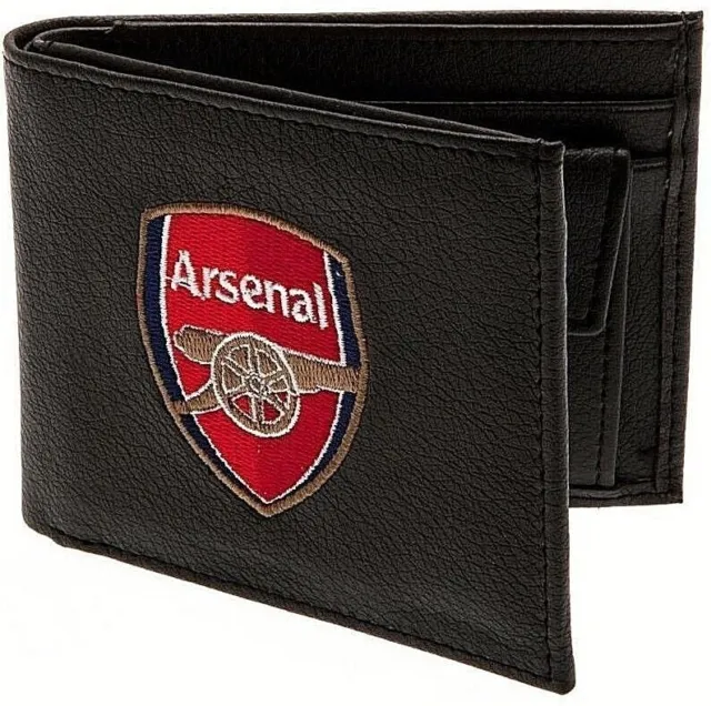 Offizielle Arsenal FC bestickte Geldbörse aus Kunstleder AFC