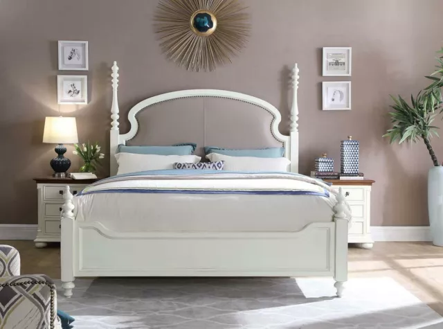 Lit Table de Chevet 3tlg.Schlafzimmer Set Design Moderne Luxe Lits Groupe Bois