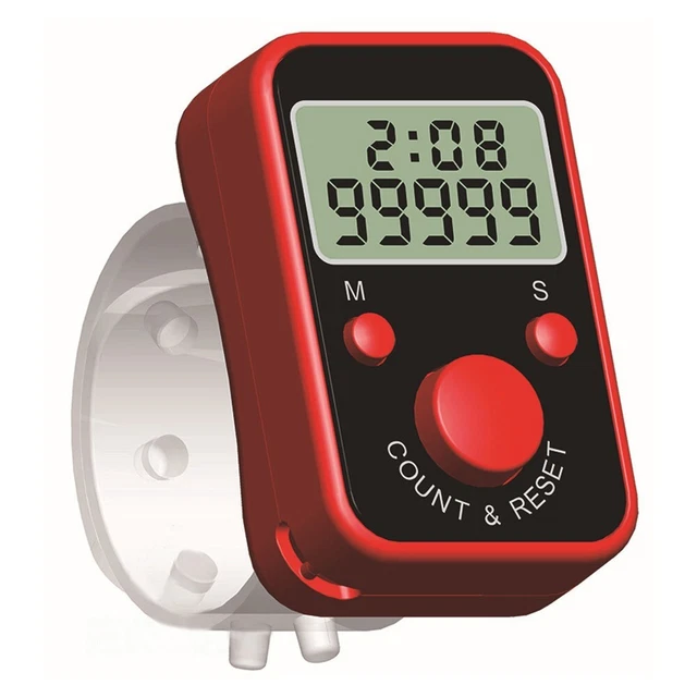 Bring The Time Finger Counter Ring With A Time Electronic Counter Manual Counter