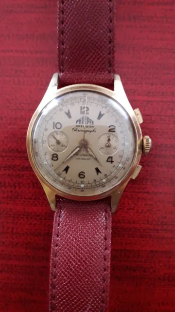 montre bracelet chronographe de marque philippe