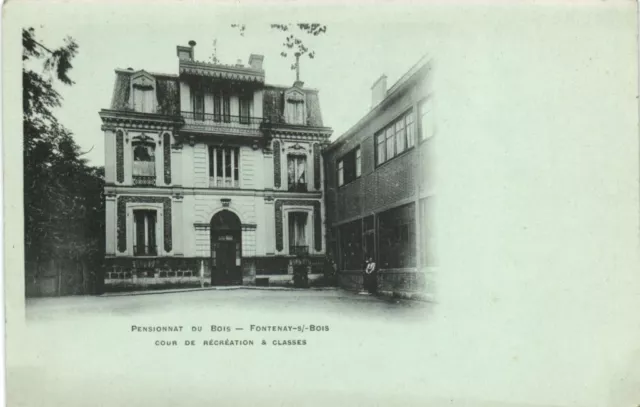 Pensionnat du Bois-Cour de récréation& classes CPA Saintry - L'Arcadie (180135)