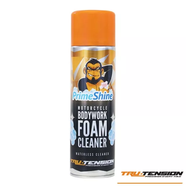 Motorcycle Bodywork Foam Cleaner 500ml Tru-Tension PrimeShine Motorbike Cleaner