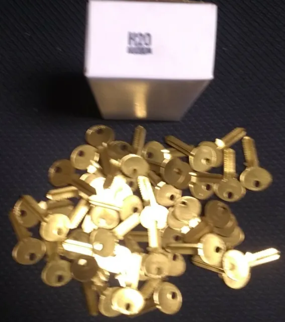 Hudson H20   Brass Key Blanks 6 Pin 50 Count new plus shipping