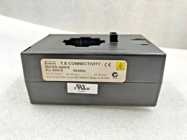 Crompton Ma 5G-800/5 Kn800/5 T.e.connectivity Current Transformer - Lot Of 2 Pcs