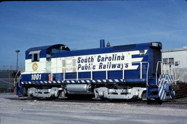 SC Public Ry 1001 SW-1001, Charleston, SC, 11/87, Kodachrome Original
