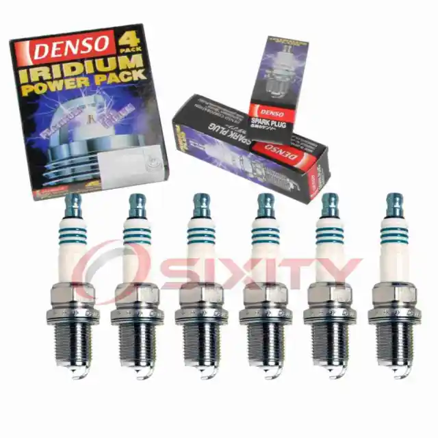 6 pc Denso Iridium Power Spark Plugs for 1992-1993 Lexus ES300 3.0L V6 mw