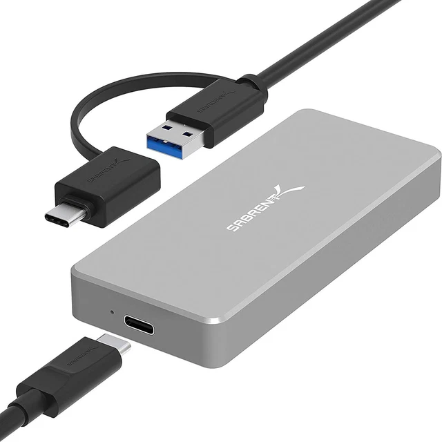 M.2 NVME SATA USB C 3.2 adattatore chassis SSD esterno custodia per M/M