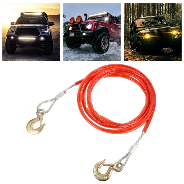 Fune di traino corda sintetica per barche auto cinghia di traino offroad