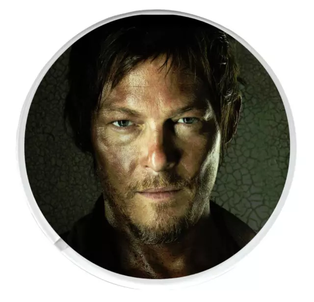 Posavasos Redondo Con una Imagen De Daryl Dixon / Norman Reedus,The Walking Dead