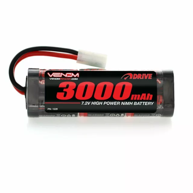 RC Car Battery 7.2v 3000mah NiMH Rechargeable Battery Pack with Tamiya Connector