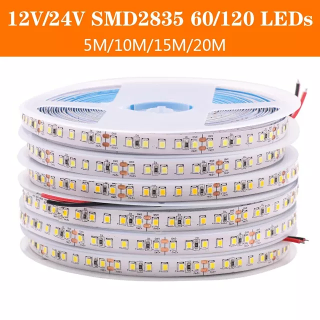 SMD 2835 LED Strip 12V 5M 600LED High Brightness LED Stripe Lamp 10M 15M 20M