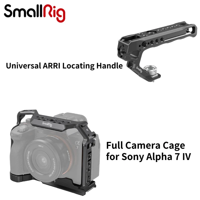 SMALLRIG ERGONOMIC HANDLE with ARRI Hole+Full Camera Cage for Sony ...