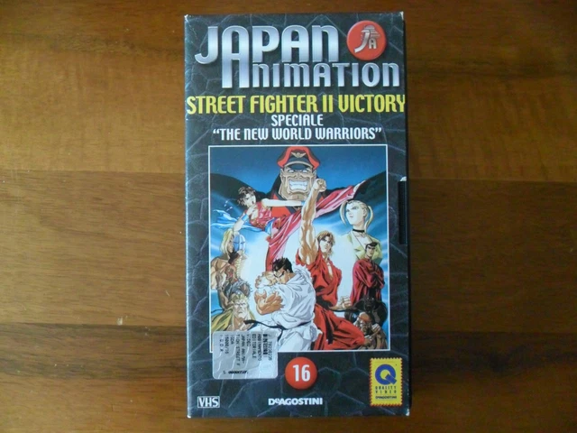 Videocassetta VHS Japan Animation Street Fighter Il Victory De Agostini 16