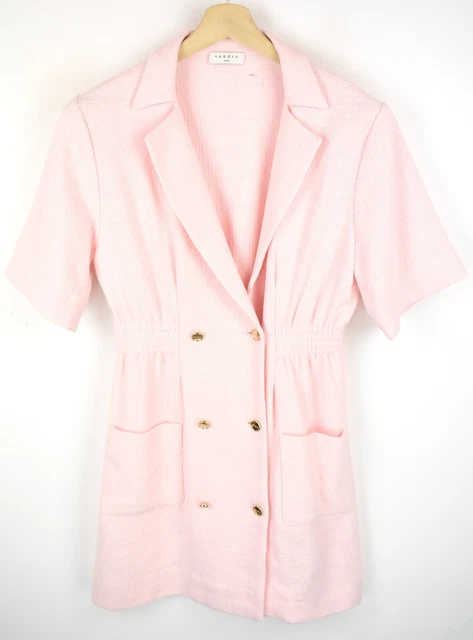 Sandro Per The Future Abito Donna (Eu) 36 Tweed Doppio Petto su Misura