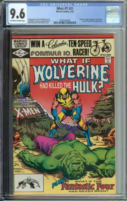 What If? #31 CGC 9.6 Death Hulk Magneto Wolverine App X-Men Peter Parker