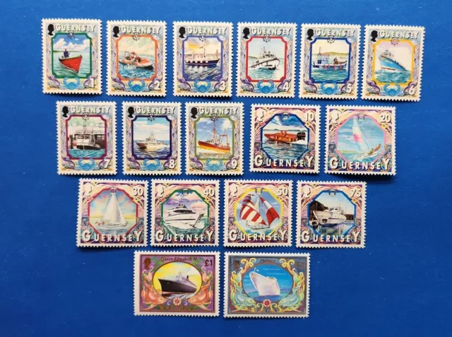 Guernsey Stamps, Scott 640-660 Short Set MNH