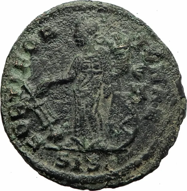 GALERIUS Veiled DIVO  311AD HUGE Ancient Roman Coin Fortuna Very rare i76933 2