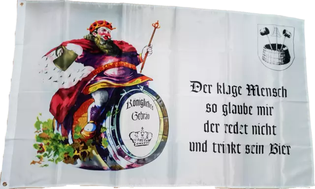 Fahne Flagge Bierfahne 90 x 150 cm mit 2 Ösen