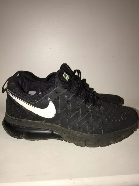 Baskets d'entraînement noires Nike Fingertrap Air Max chaussures de course pour hommes taille 8 #j 2