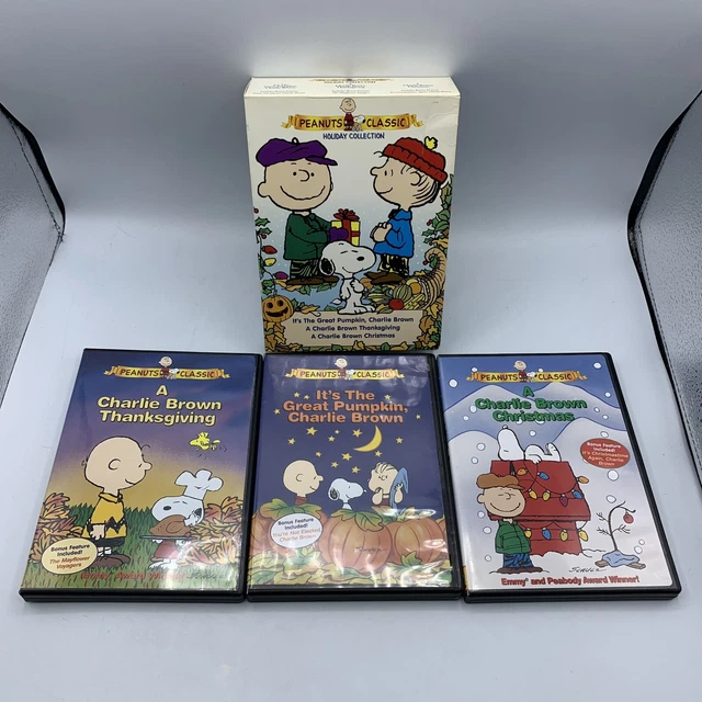 PEANUTS CLASSIC COMPLETE Holiday Collection (DVD, 2000) W/Slipcase