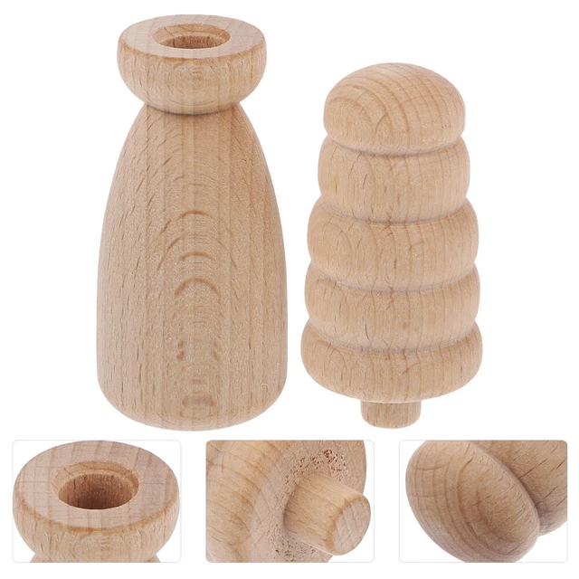 10 Sagome In Legno Corpo Umano Fai Da Te | Bambole Incomplete Da Decorare Per Bambini - 3