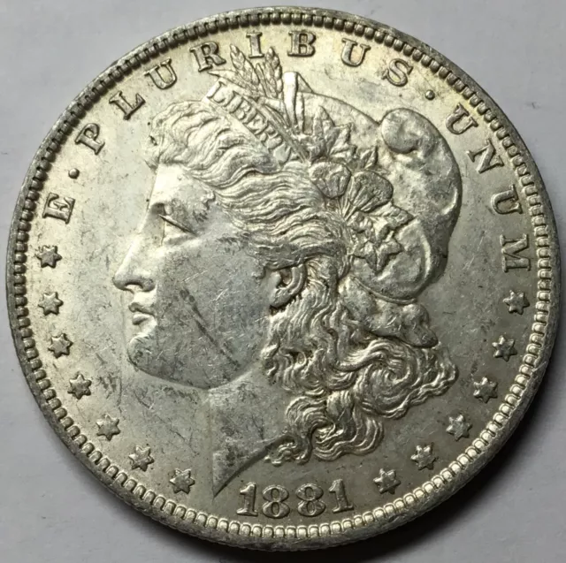 1881 O Morgan Silver Dollar Au Details Nice Luster#466