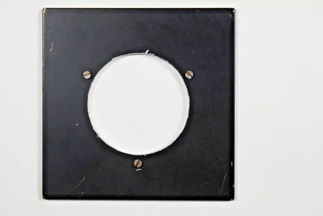 Metal Lens Board-4" X 4"-With 52 Mm Opening-Free Shipping!