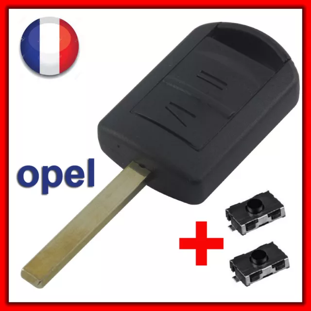 Coque Cle Plip Telecommande Opel Corsa Astra Zafira Combo Agila Meriva+2 Switch