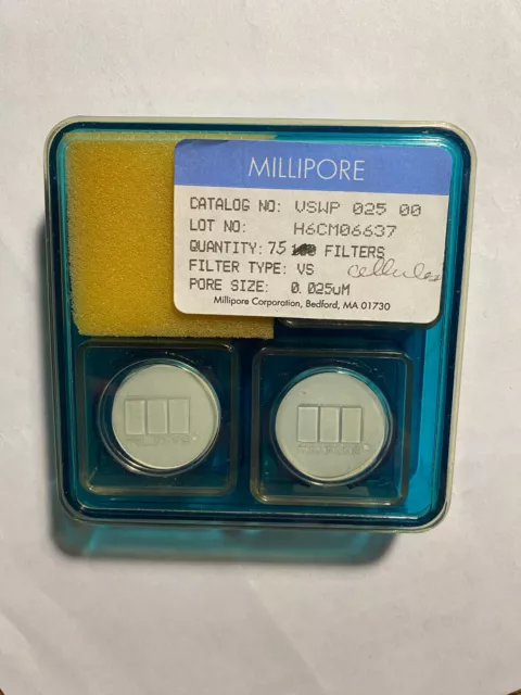 Millipore Cellulose Filter 0.025 um VS (75 filters) Cat# VSWP02500