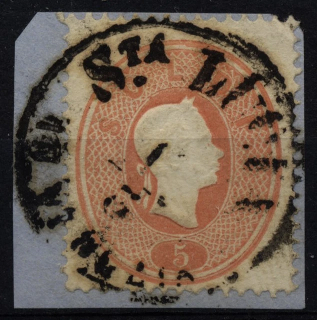 LOMBARDEI-VENETIEN 1861 5sld. STA.LUCIA/IN VENEZIA