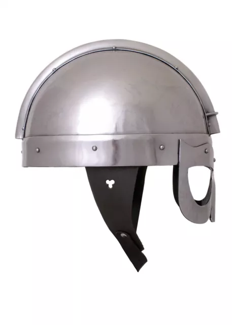 Battle-Merchant Vichingo Brillenhelm, 2 MM Acciaio Elmo Vichingo Medioevo Casco 2