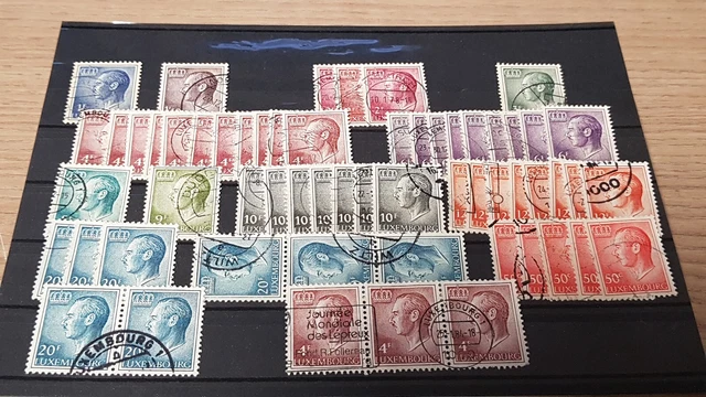 Konvolut / Lot 1 - alte Briefmarken aus Luxemburg - Luxembourg