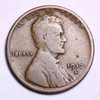 1912-D Lincoln Wheat Cent Penny LOWEST PRICES ON THE BAY!  FREE SHIPPING!